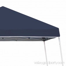 Z-Shade 10' x 10' Angled Leg Instant Shade Canopy Tent Portable Shelter, Red